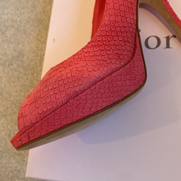 BNIB Miss Dior Peep Toe Pump - Picture 9 of 13